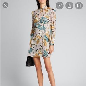 NWOT: DVF Elinor Crinkle Mini Dress 6
